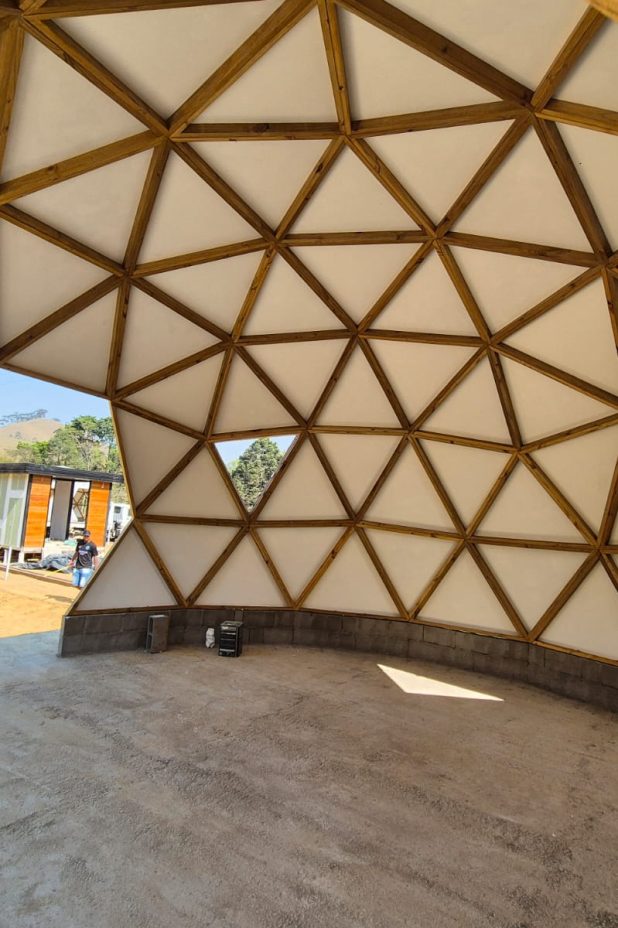 Interior Domo Geodésico DumuStar